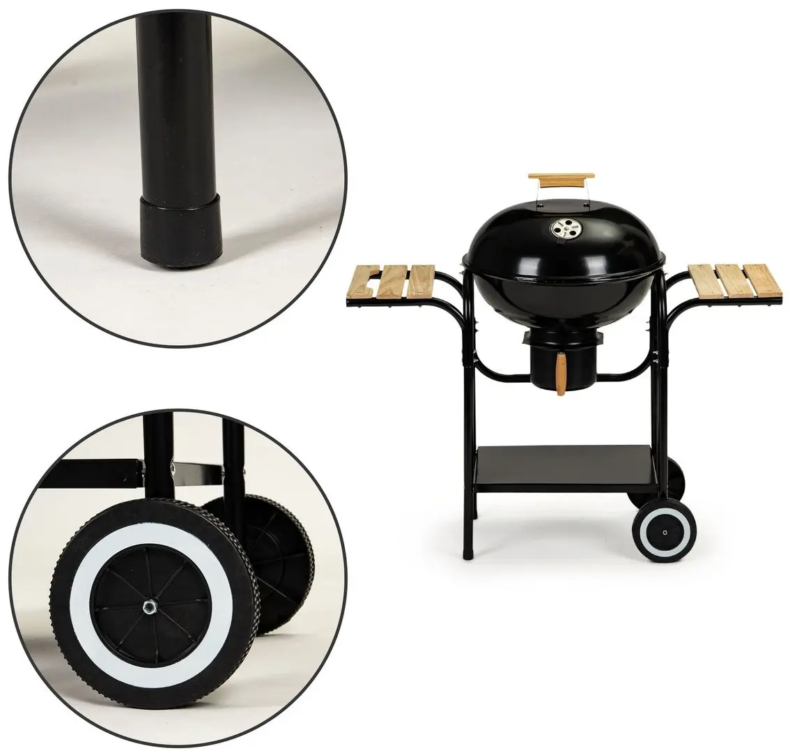 Gratar Modern Home A-K18T (Black/Wood)