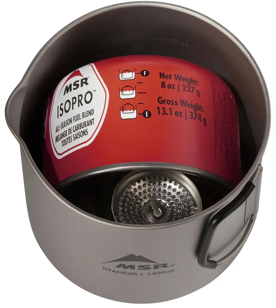 Fierbator turistic MSR Titan (Inox) - 3