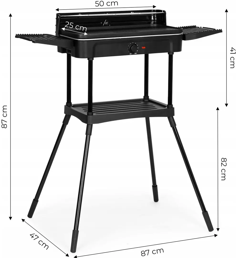 Электрический гриль MultiGarden BQ231-SWGF (Black)