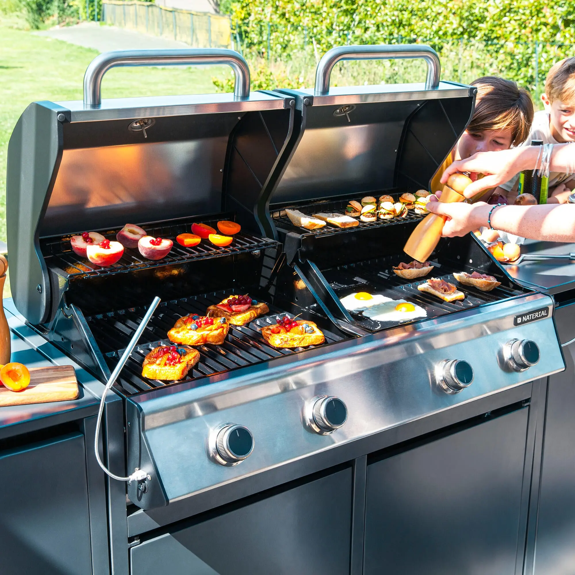 Grill pe gaz Naterial 11844455 (Inox) - 10