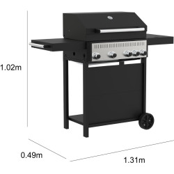 Grill pe gaz Naterial C-500 (Black) Thumb