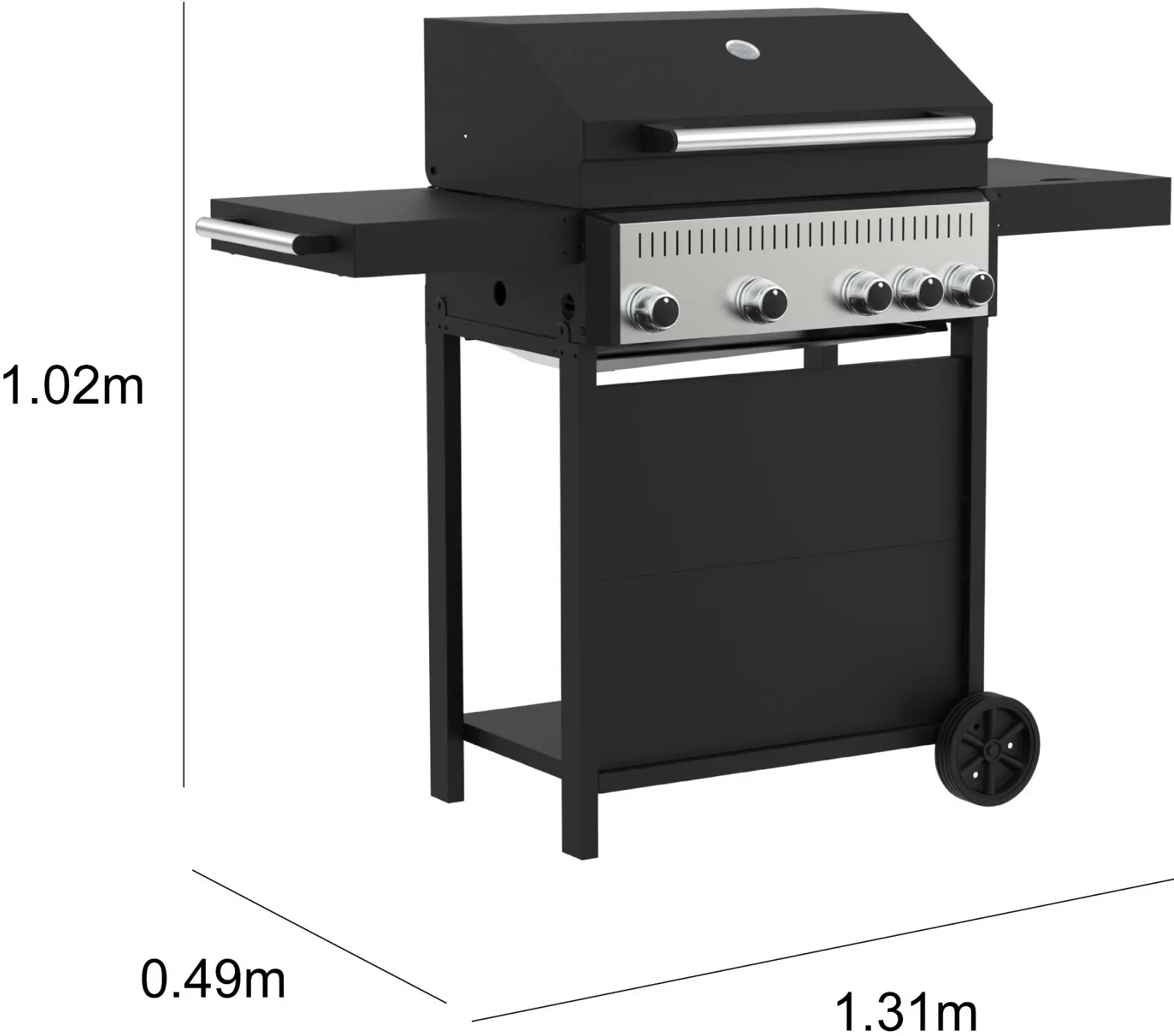 Grill pe gaz Naterial C-500 (Black) - 7