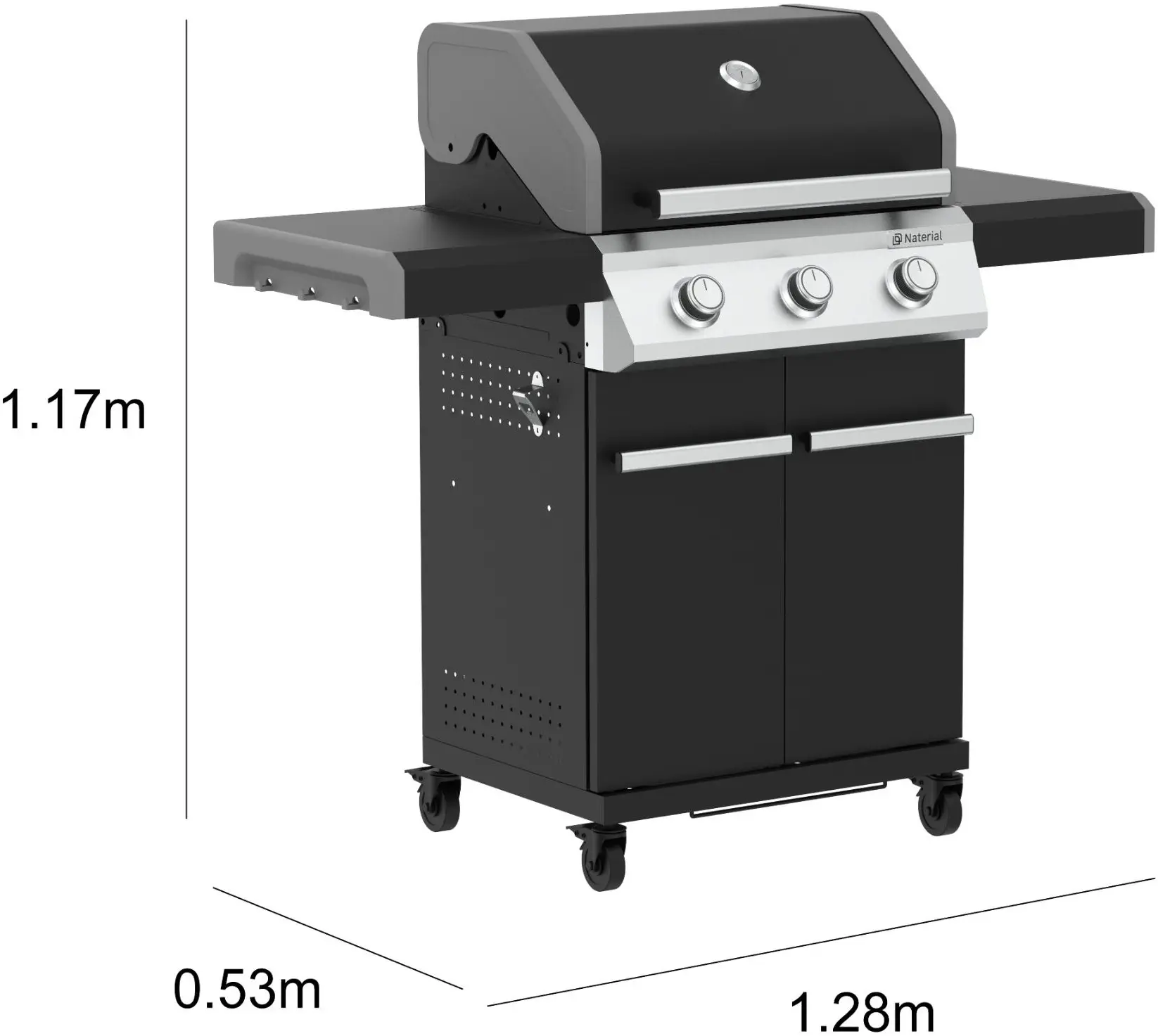Grill pe gaz Naterial Kenton 12113206 (Black) - 10