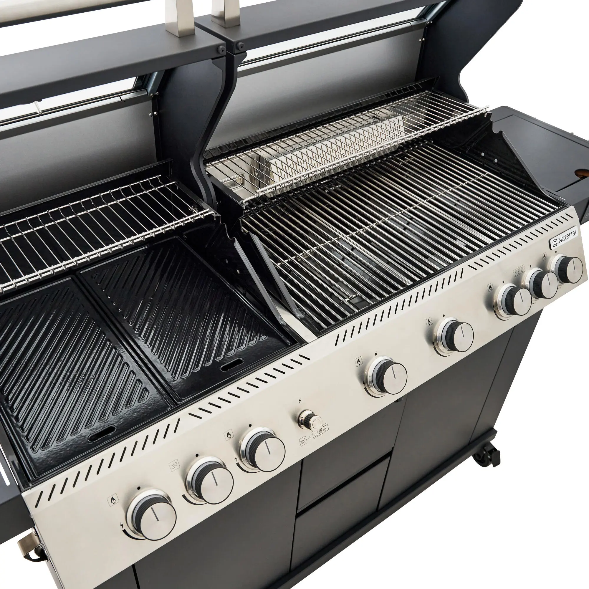 Grill pe gaz Naterial Upsilon (Black) - 3