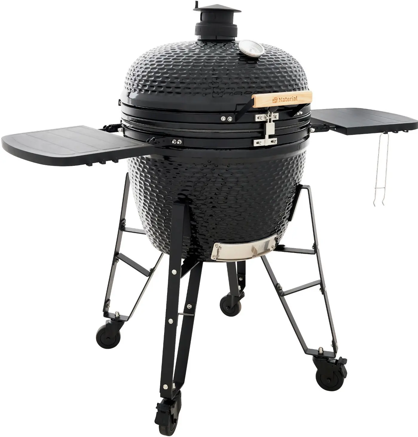 Gratar cu afumatoare Naterial Kamado (Black) - 2