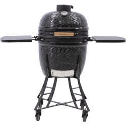 Gratar cu afumatoare Naterial Kamado (Black)