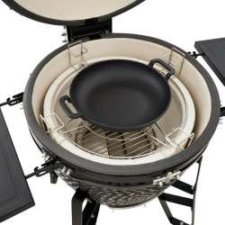 Gratar cu afumatoare Naterial Kamado (Black) Thumb