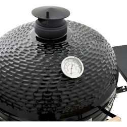 Gratar cu afumatoare Naterial Kamado (Black) Thumb