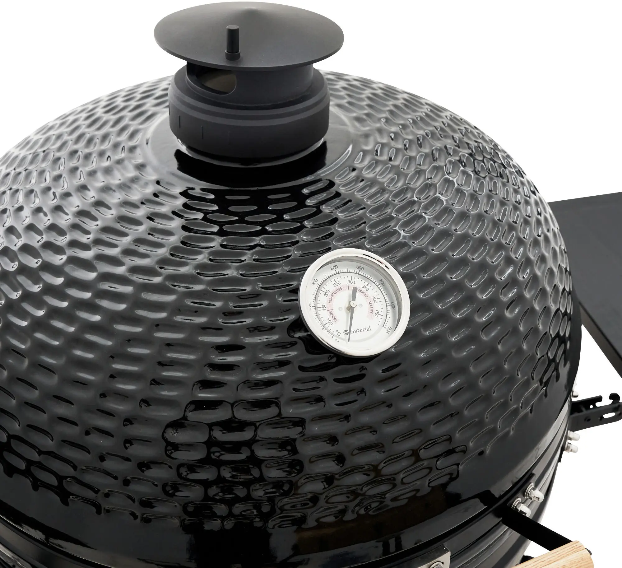 Gratar cu afumatoare Naterial Kamado (Black) - 7