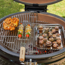 Gratar cu afumatoare Naterial Kamado (Black) Thumb