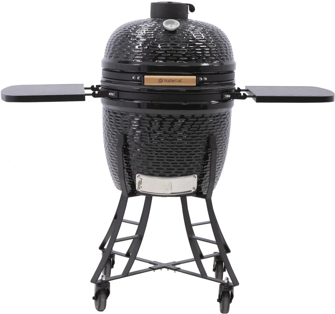 Gratar cu afumatoare Naterial Kamado (Black)