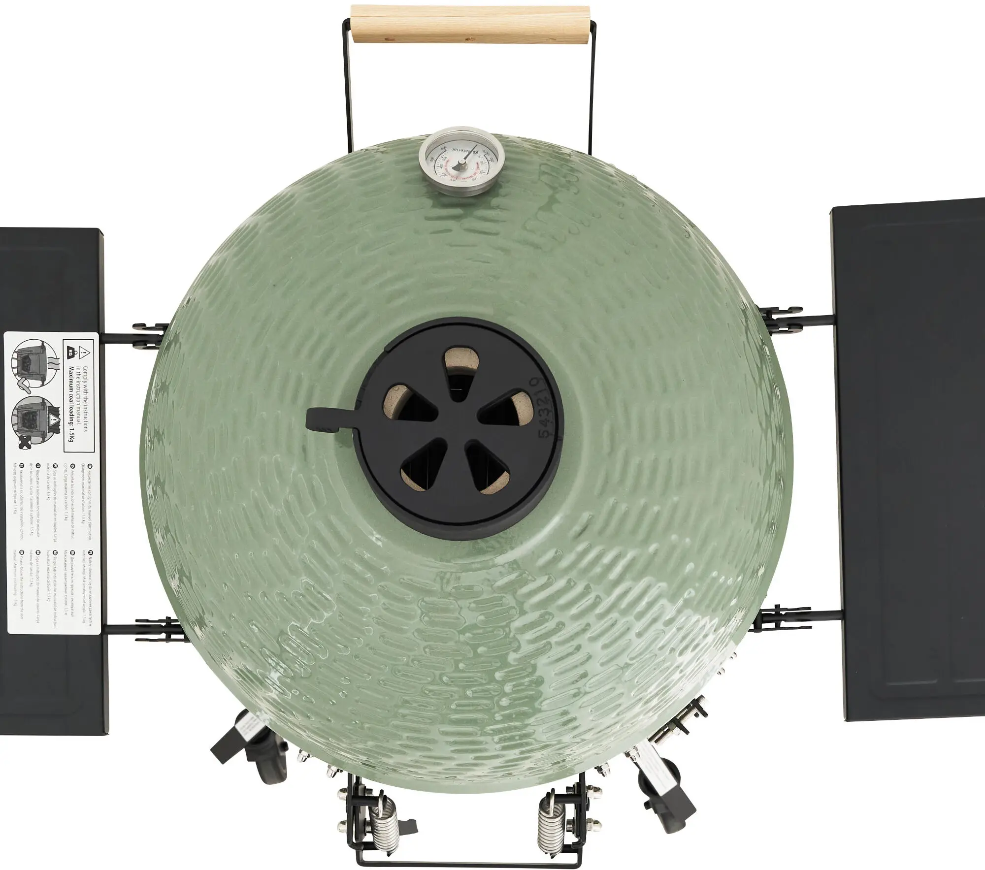 Grill Naterial Kamado 12114004 (Green) - 4