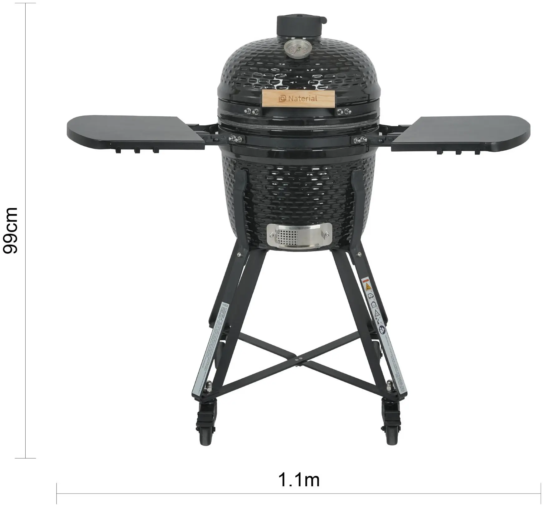 Grill Naterial Kamado 12114011 (Black) - 2