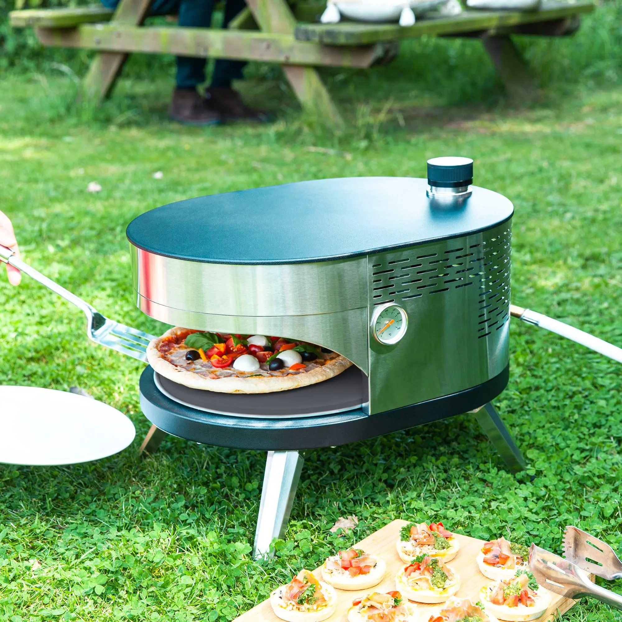 Cuptor pentru pizza Naterial 11844462 30cm (Inox) - 8