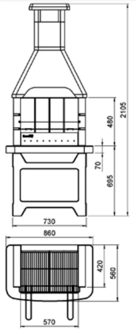 Гриль Oasi Crystal (White) - 2