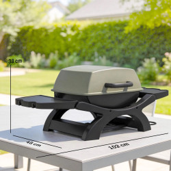 Gratar electric de exterior Outsunny 846-292V90BK (Black) Thumb