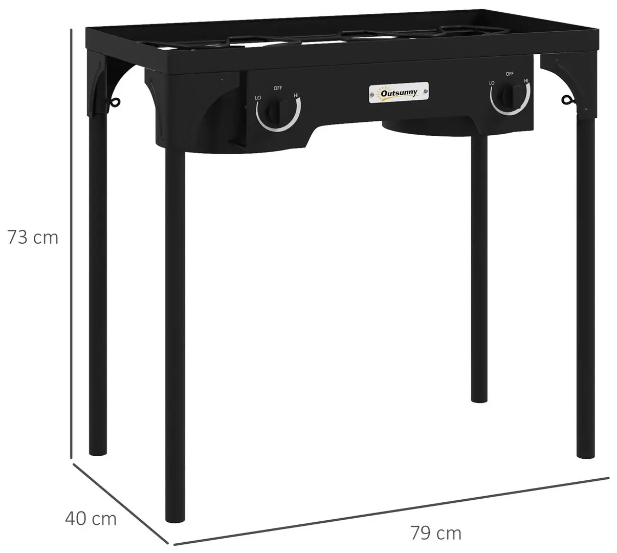 Газовая плита Outsunny A20-333V50BK (Black) - 5