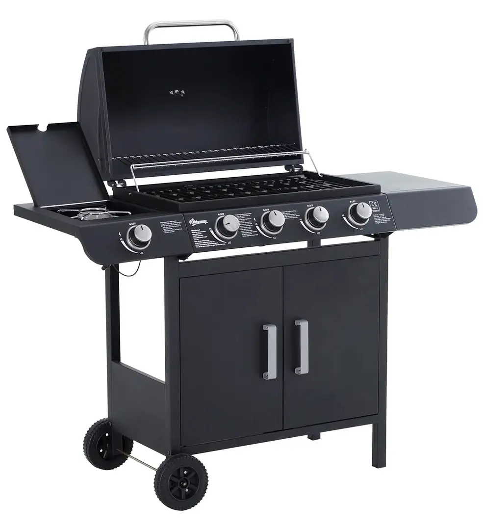 Газовый гриль Outsunny 846-016V50BK (Black) - 2