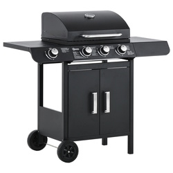 Grill pe gaz Outsunny 846-064V91 (Black)