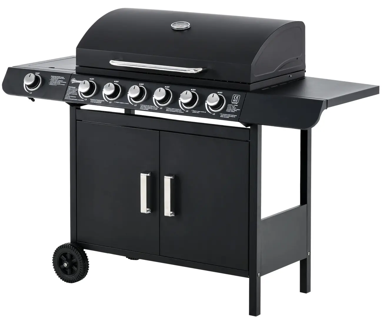 Газовый гриль Outsunny 846-064V91 (Black)