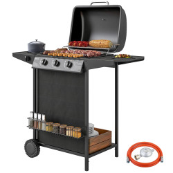 Grill pe gaz Outsunny 846-167V50BK (Black) Thumb
