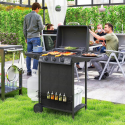 Grill pe gaz Outsunny 846-167V50BK (Black) Thumb