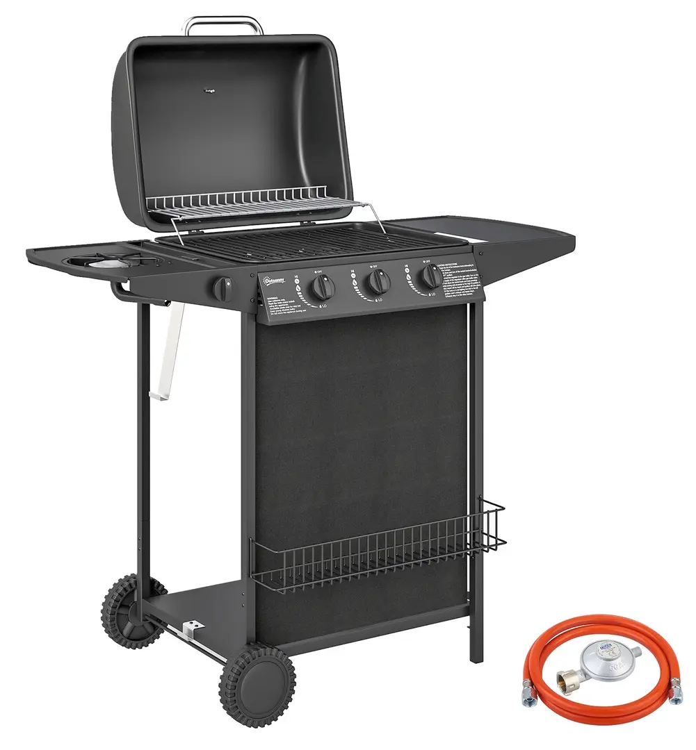 Grill pe gaz Outsunny 846-167V50BK (Black)