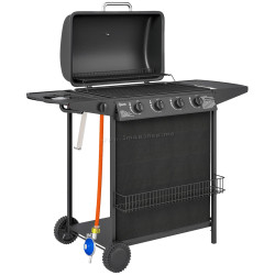 Grill pe gaz Outsunny 846-172V50BK (Black)