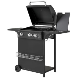 Grill pe gaz Outsunny 846-181V50BK (Black)