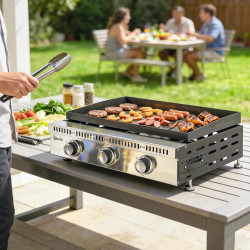 Grill pe gaz Outsunny 846-262V50BK (Black/Inox) Thumb