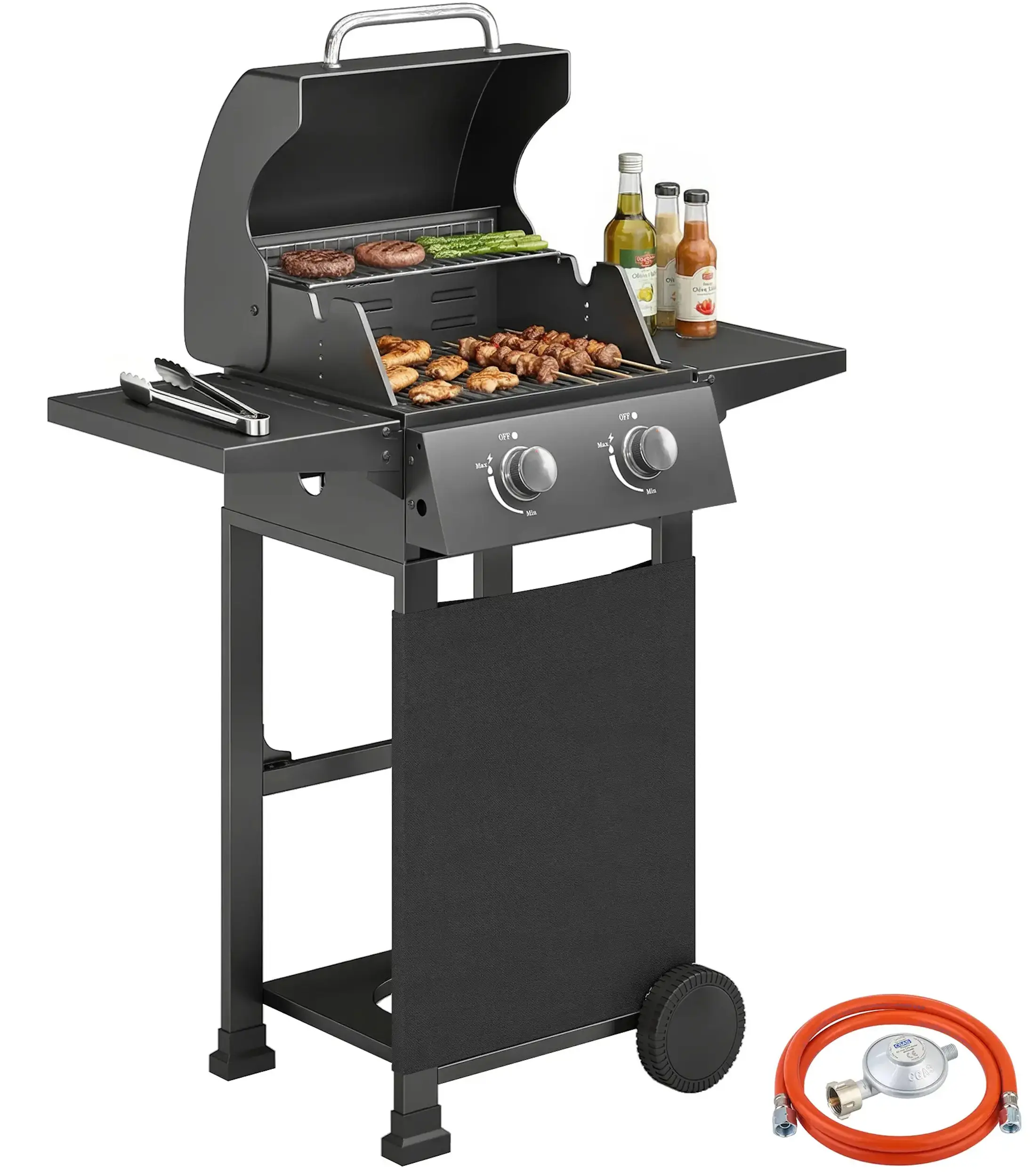 Газовый гриль Outsunny 846-263V50BK (Black) - 3