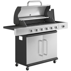 Grill pe gaz Outsunny 846-289V50SR (Silver/Grey)