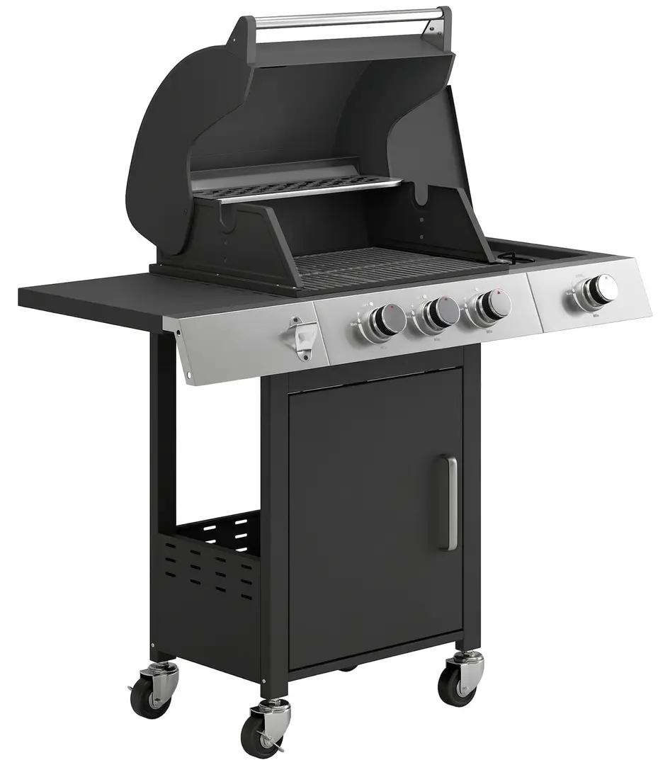 Grill pe gaz Outsunny 846-291V50BK (Black)