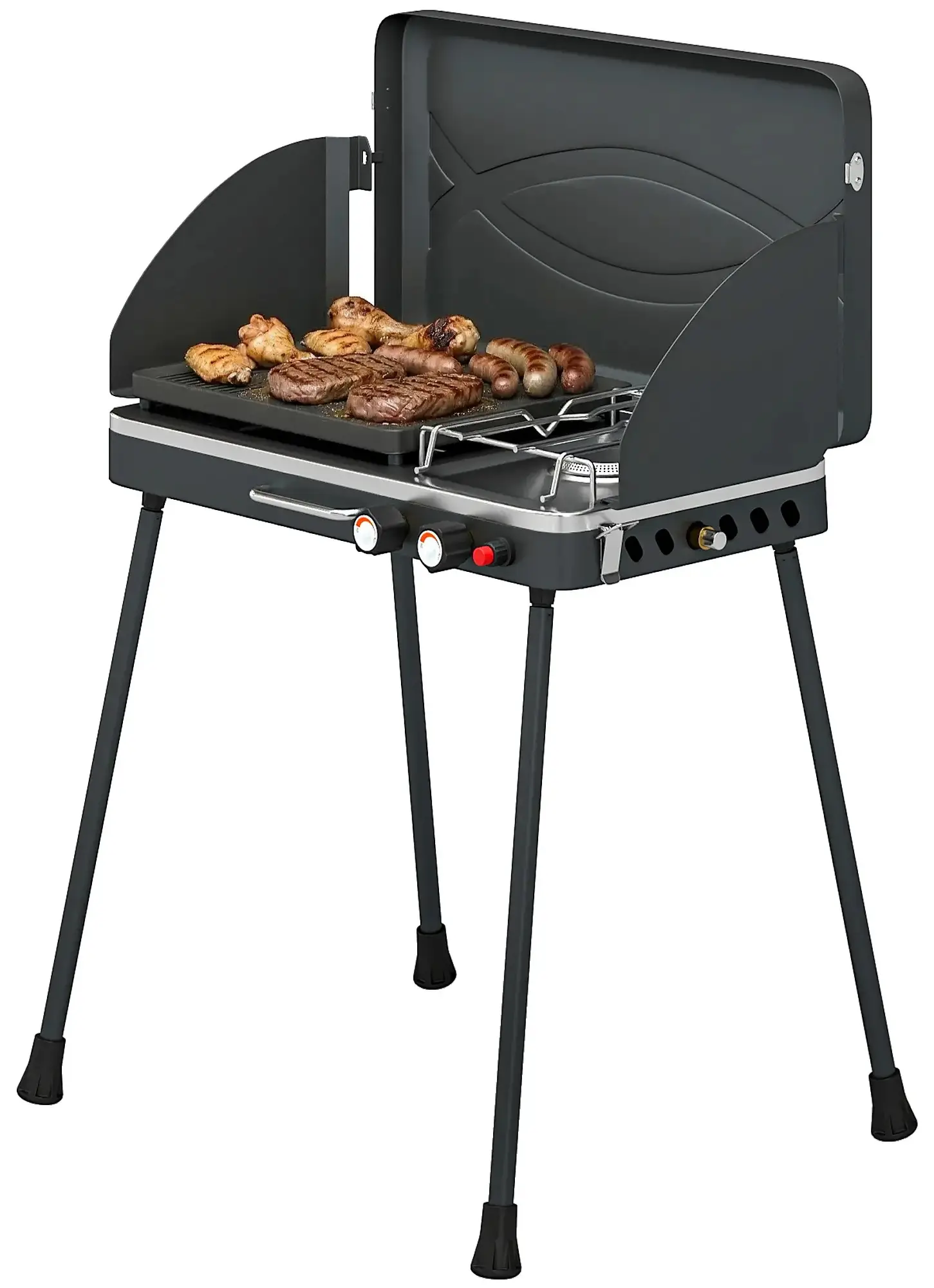 Gratar pe gaz Outsunny 846-309V50BK (Black) - 2