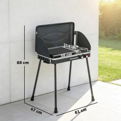 Gratar pe gaz Outsunny 846-309V50BK (Black) Thumb