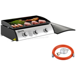 Gratar pe gaz portabil Outsunny 846-128V50BK (Black)