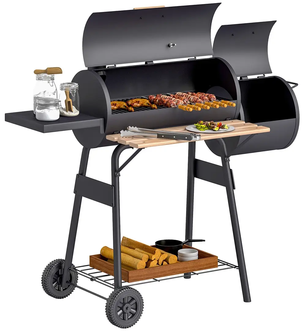 Гриль-коптильня Outsunny 846-036 (Black)
