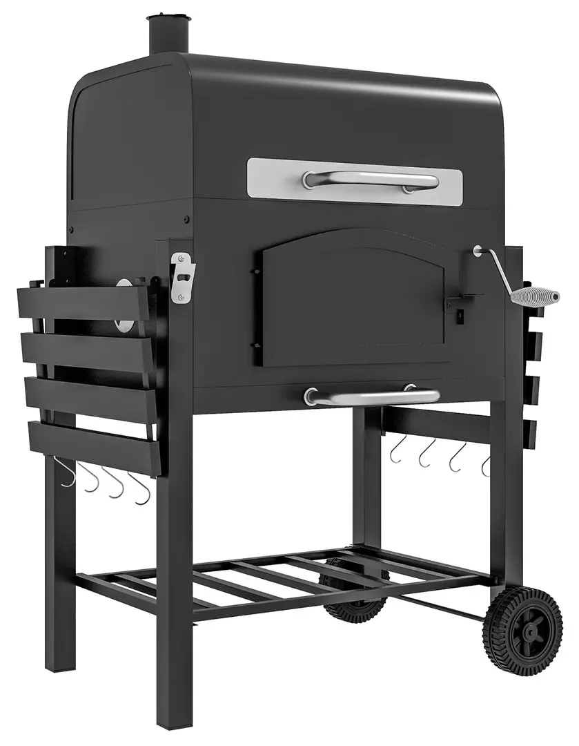 Гриль-коптильня Outsunny 846-077V00BK (Black)