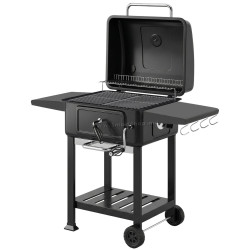 Gratar cu afumatoare Outsunny 846-234V00BK (Black)