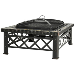 Гриль-очаг Outsunny 842-170 (Black) Thumb