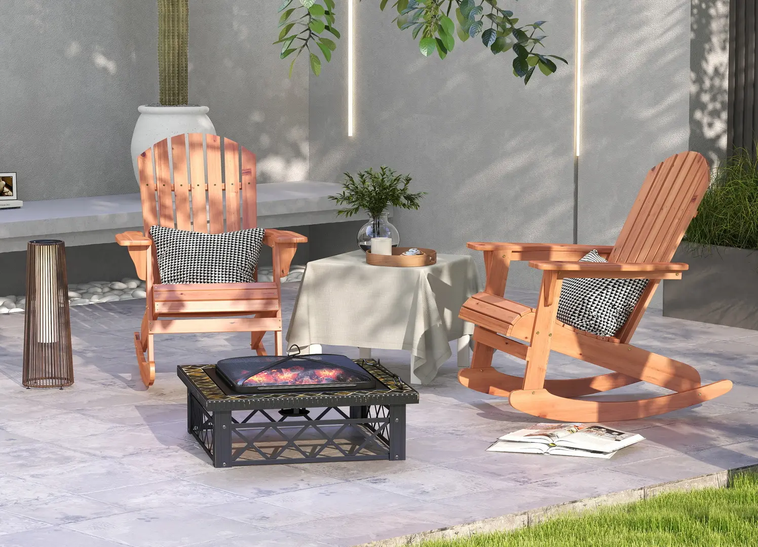 Гриль-очаг Outsunny 842-170 (Black)