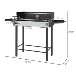 Гриль Outsunny 075V00BK (Black/Silver) Thumb