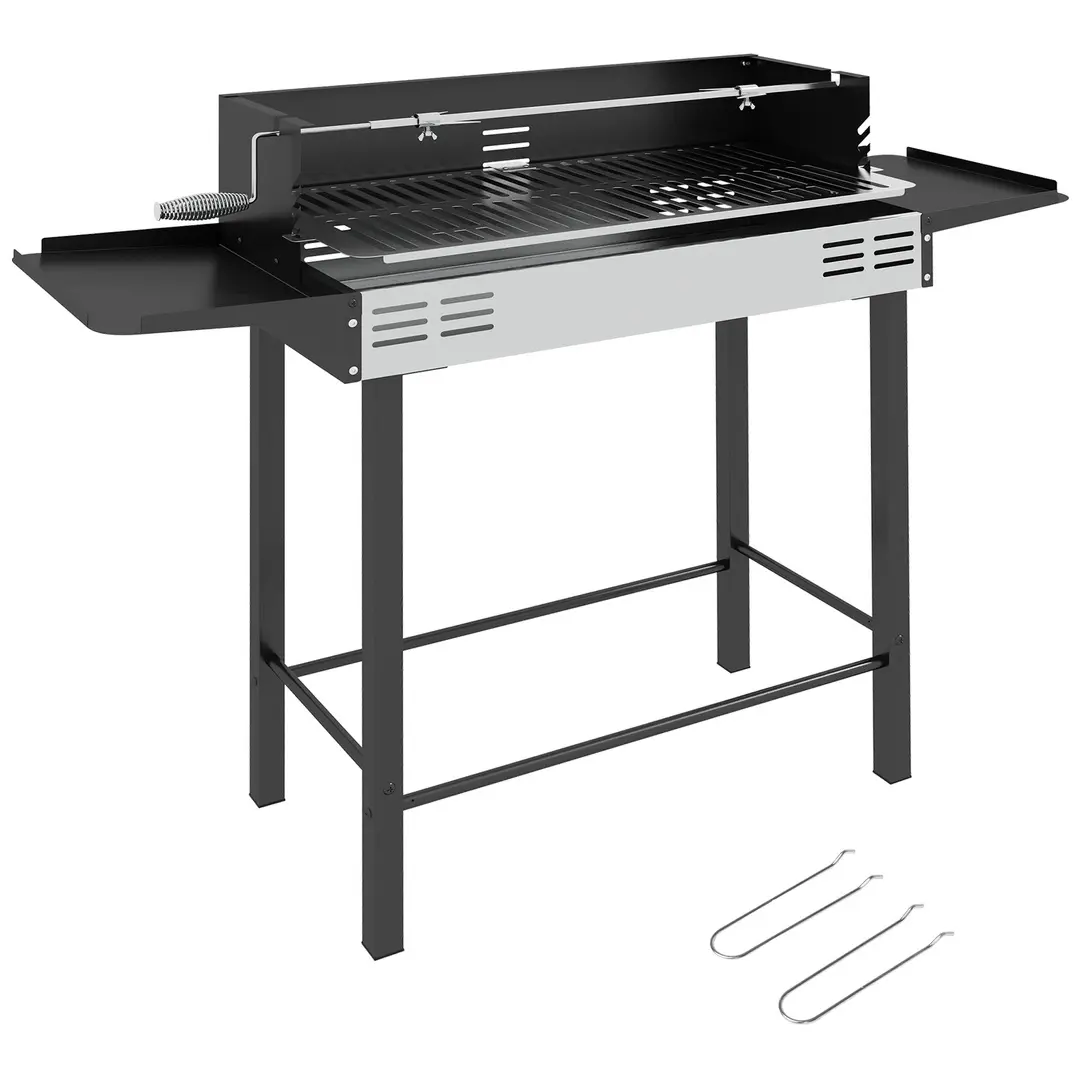 Гриль Outsunny 075V00BK (Black/Silver)
