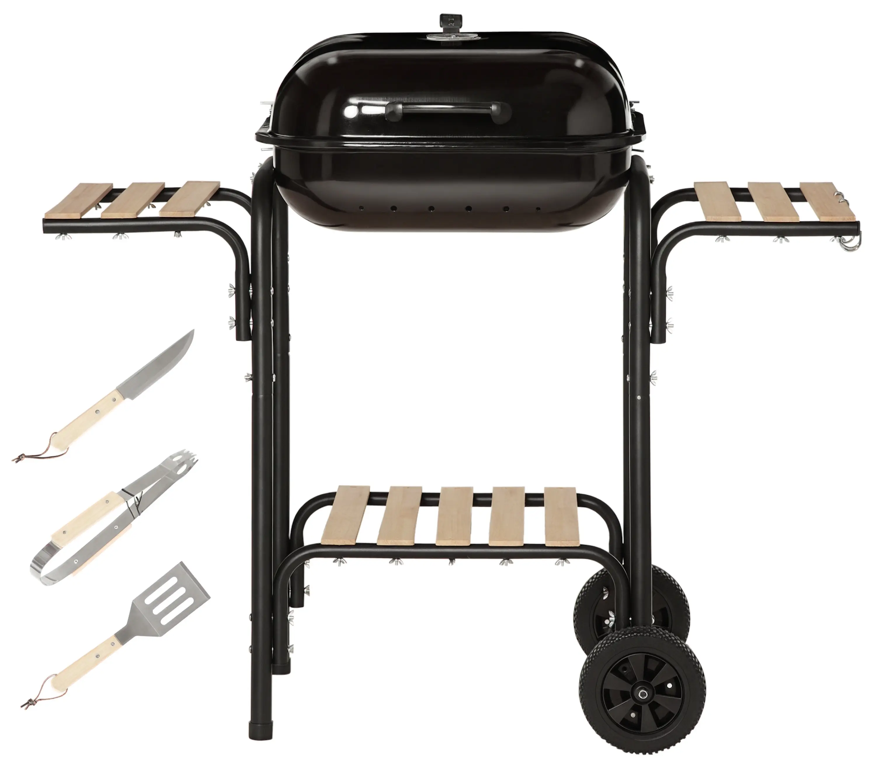 Grill Outsunny 846-096 (Black) - 2