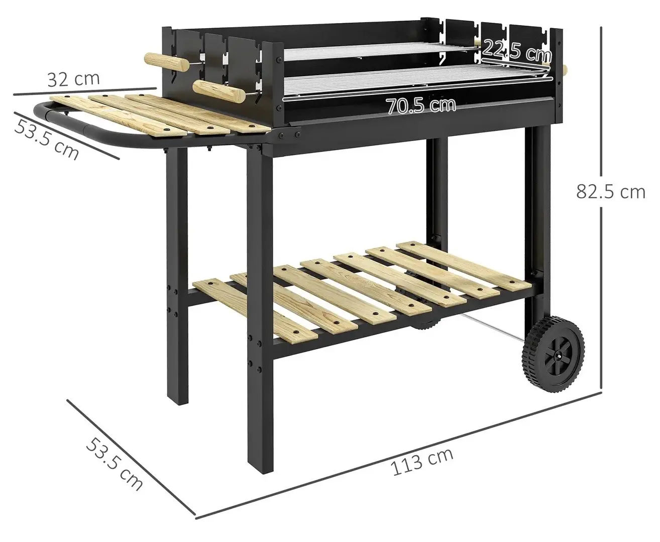 Гриль Outsunny 846-144V00BK (Black) - 7