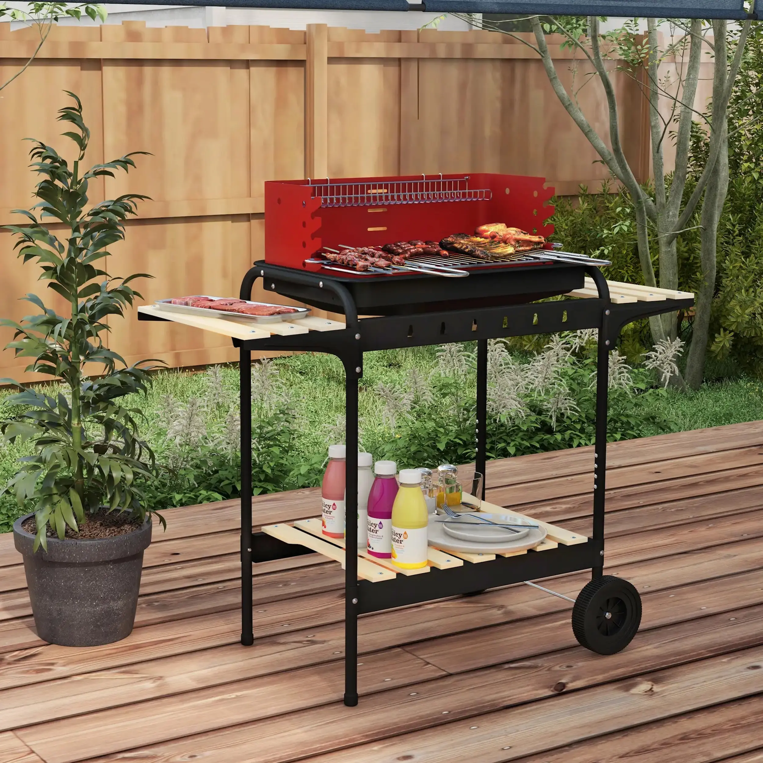 Гриль Outsunny 846-149V00RD (Red) - 3