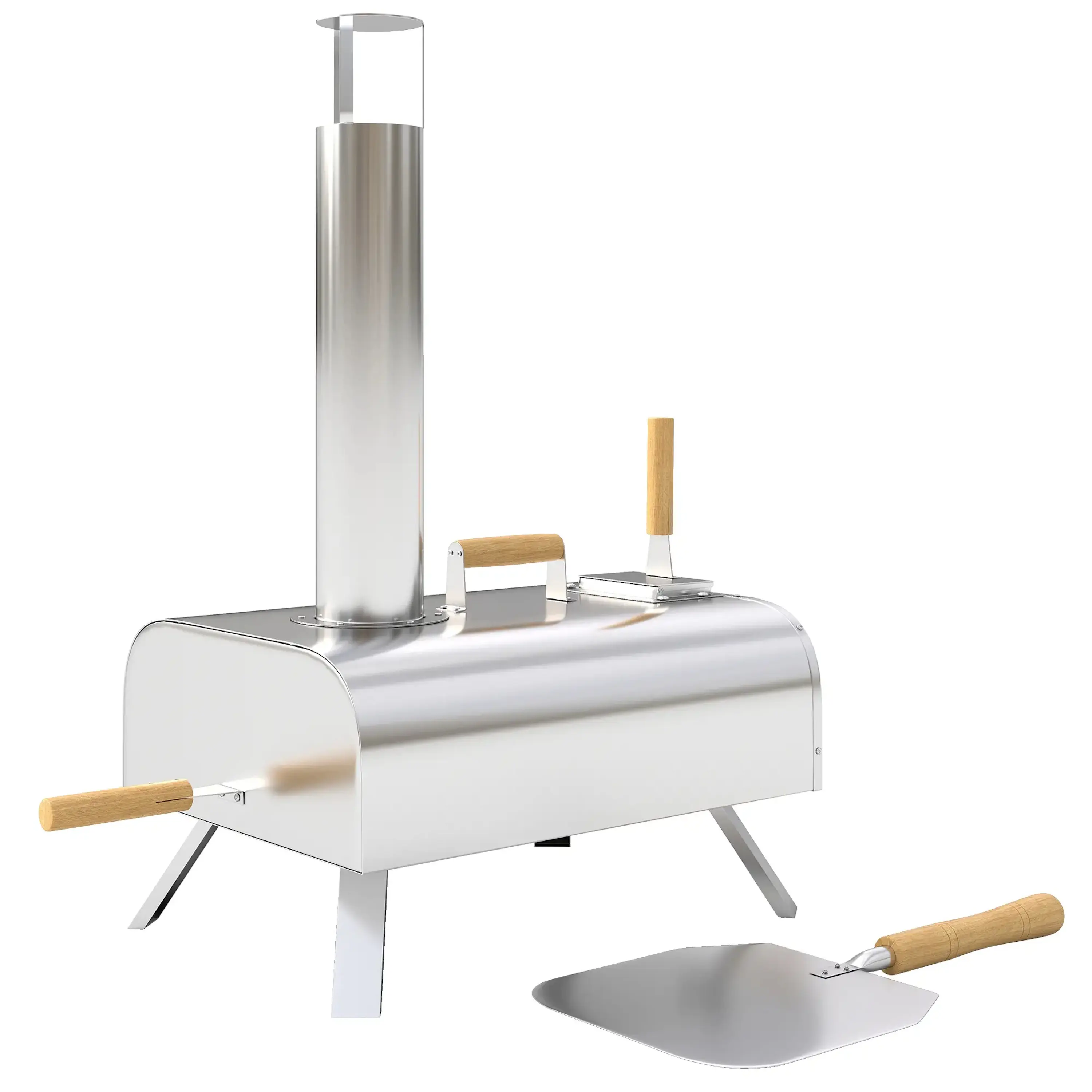 Печь для пиццы Outsunny 846-198V00SR (Silver) - 2