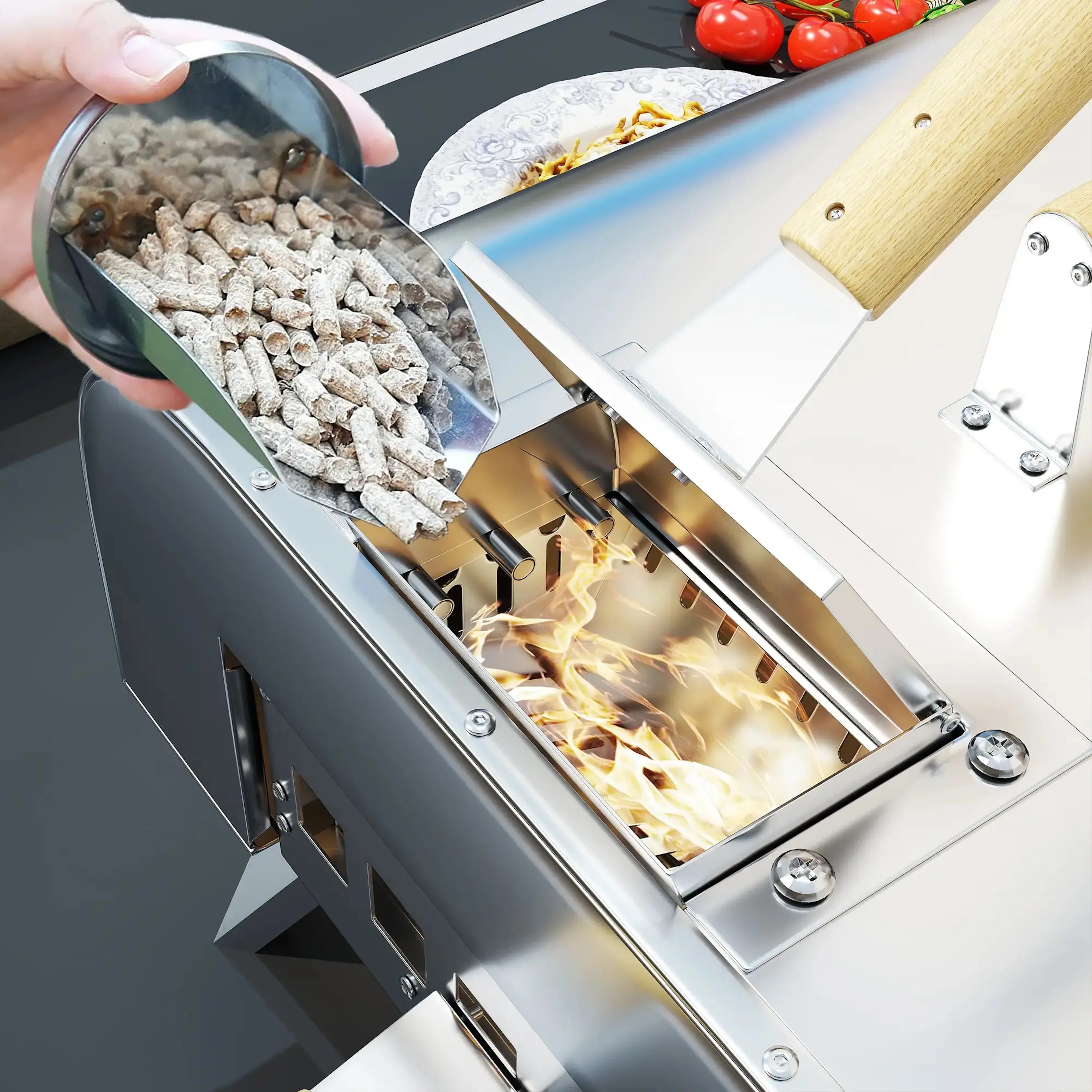 Печь для пиццы Outsunny 846-198V00SR (Silver) - 3