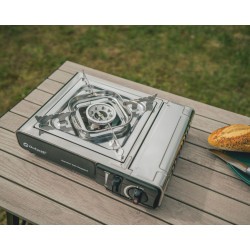 Aragaz pentru camping Outwell Appetizer Etna Solo Gasguard (Silver Grey) Thumb