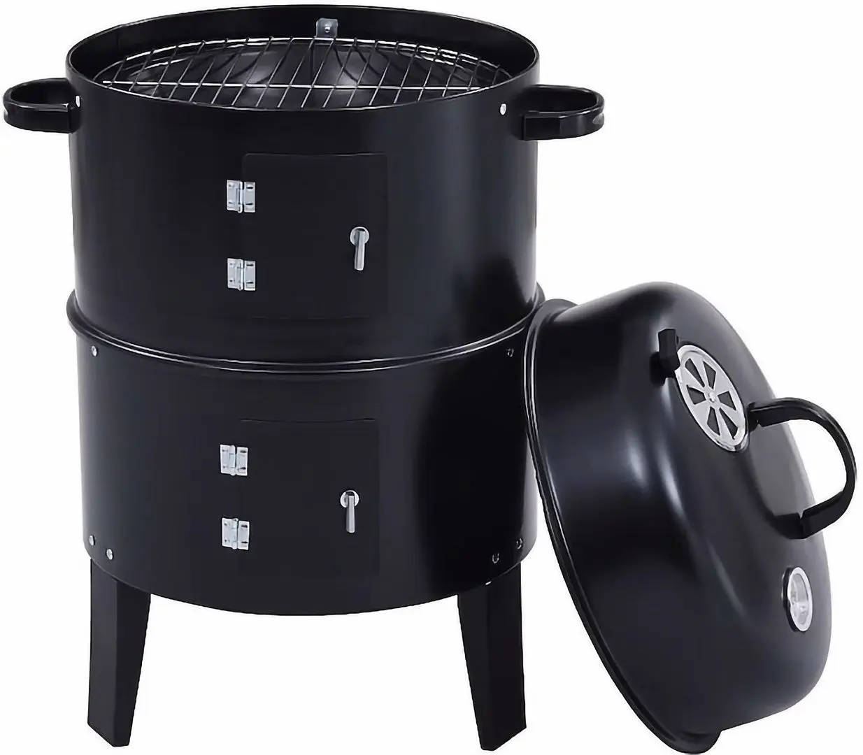 Гриль-коптильня 3в1 Procart BBQ19 (Black) - 3